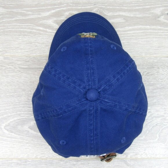 Polo Ralph Lauren Bear Twill Ball Cap Hat Royal Blue OS Adjustable NEW - Picture 8 of 13